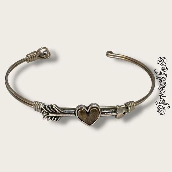 Bundle Sale 3 for $15 | Silver-Tone Arrow Bracelet - Picture 1 of 7